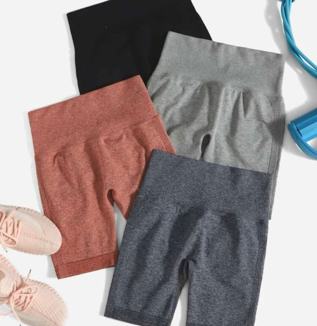 Biker deportivos de tie dye con control de abdomen