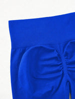 Shorts deportivo unicolorcon control de abdomen y efecto push up