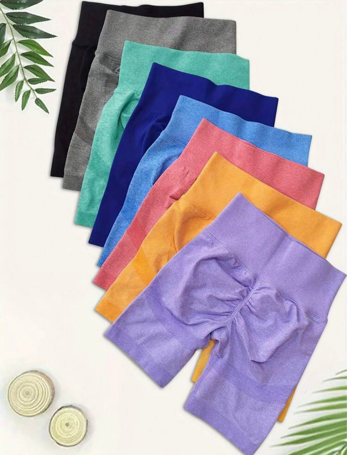 Biker deportivos de tie dye con control de abdomen