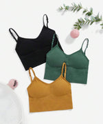 Crop top deportivo importado con copa removible