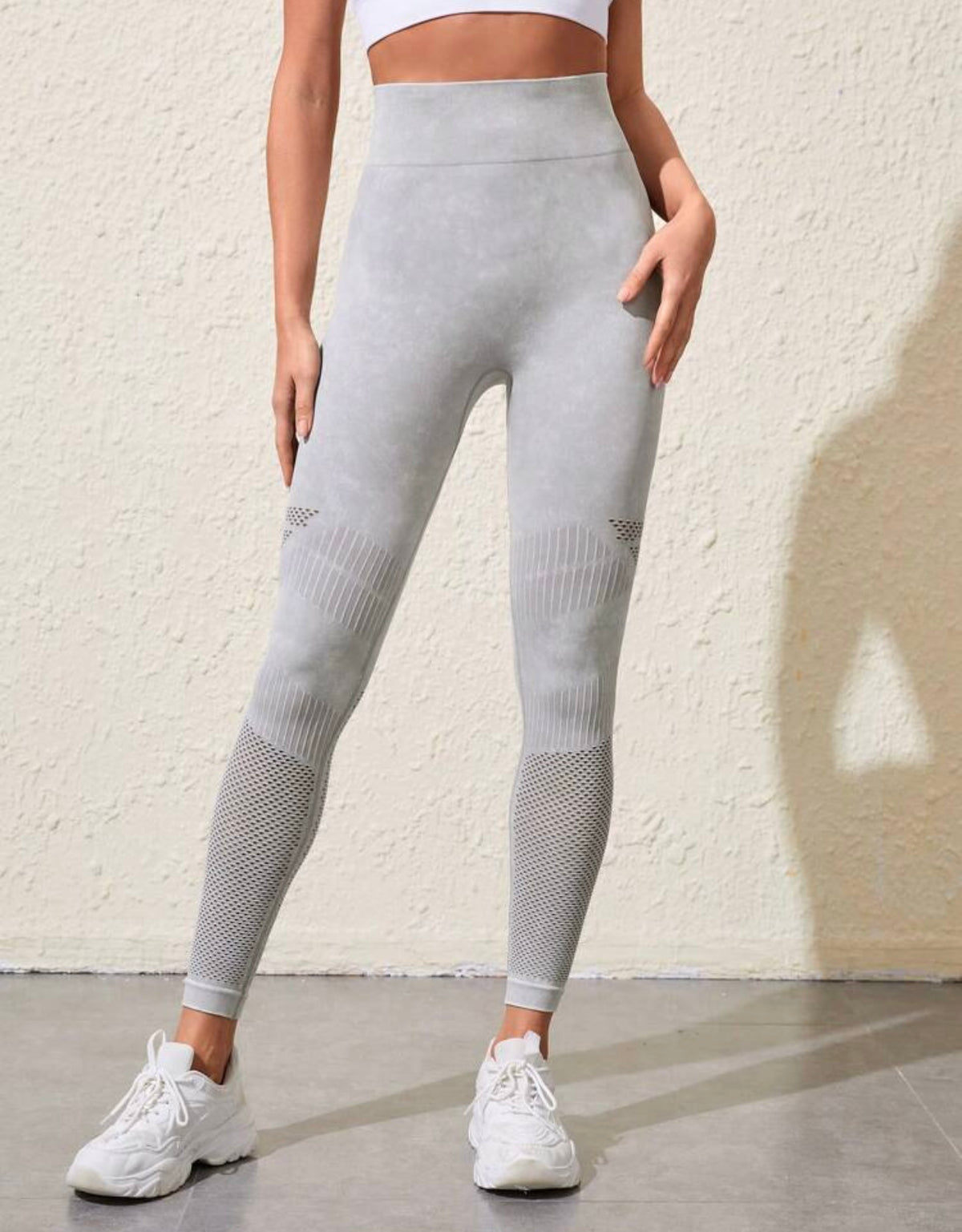 Leggings deportivos unicolor control de abdomen y push up