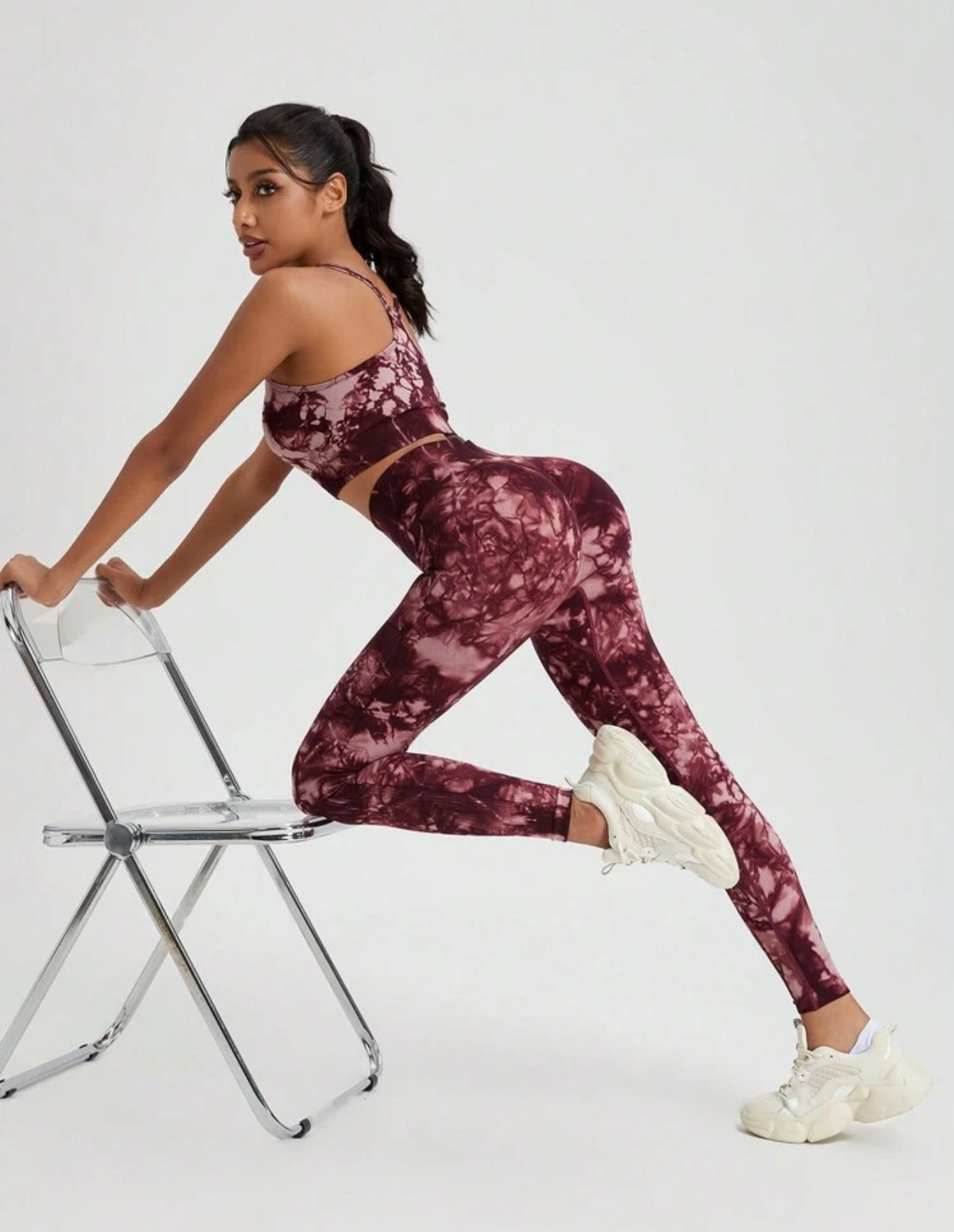 Set deportivo importado con control de abdomen push up