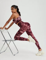 Set deportivo importado con control de abdomen push up