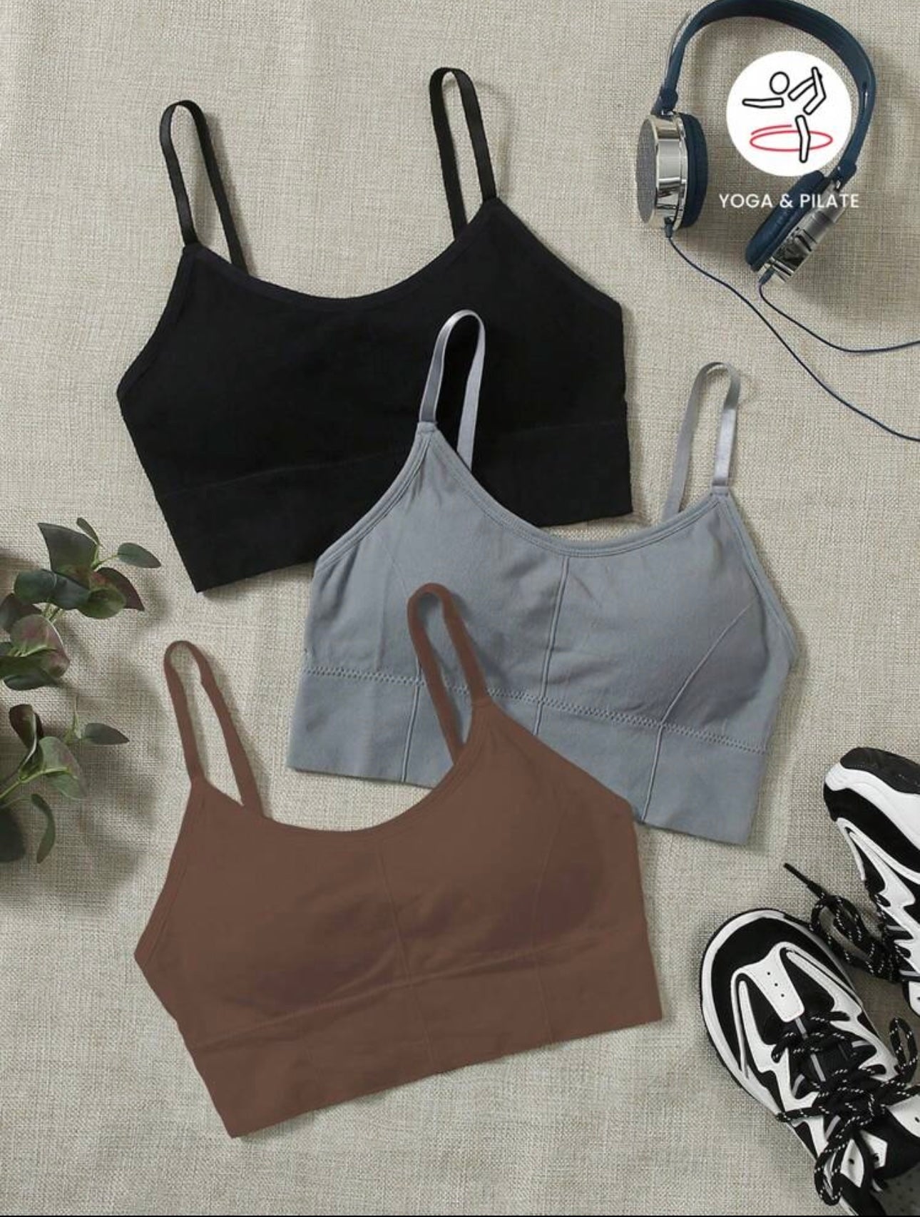 Crop top deportivo importado con copa removible