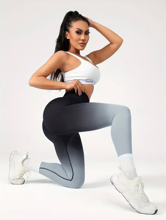 Leggings deportivos importado control de abdomen y push up