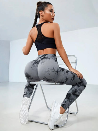 Leggings deportivos importado control de abdomen y push up