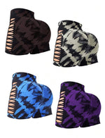 Shorts deportivos con control de abdomen y efecto push up